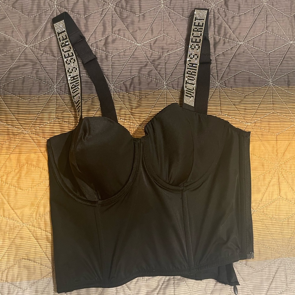 VICTORIAS SECRET shiny corset top